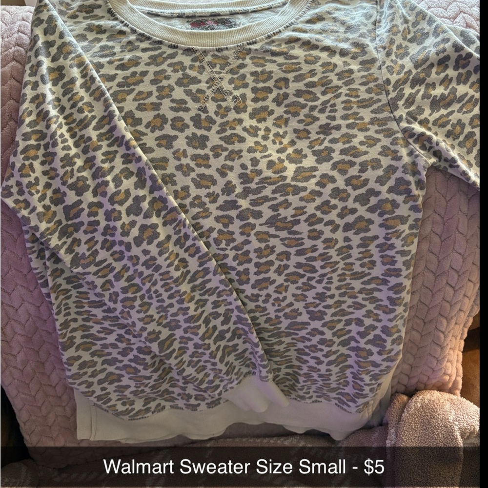 Walmart Cheetah Pullover
